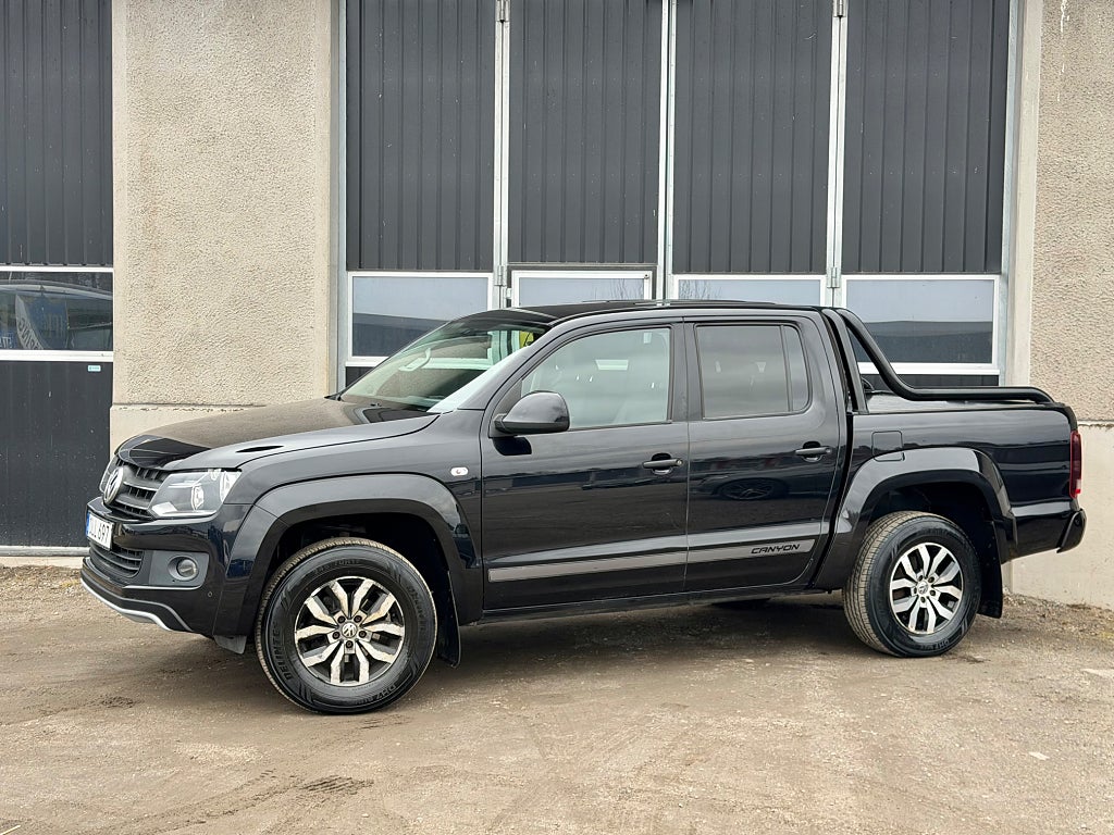 Volkswagen Amarok 2.0 4Motion diffspärr Moms Canyon D-värm Flaklock Navi 