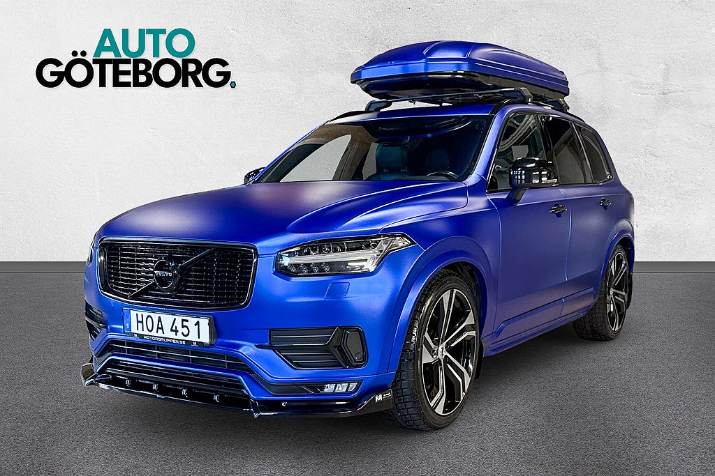 Volvo XC90 D5 AWD R-Design VOC Drag Folierad Unik 7-Sits