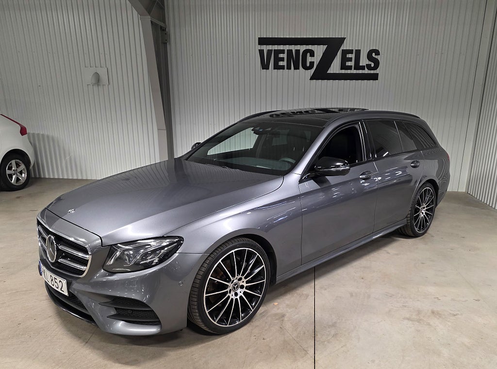 Mercedes-Benz E 220 T d Aut AMG Panorama kamera GPS HUD Drag