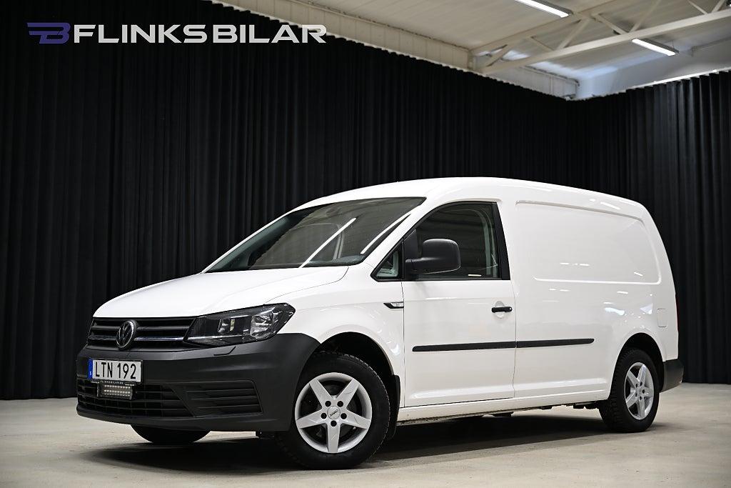 Volkswagen Caddy Maxi DSG 102HK Inredd|Drag|Värmare|Backkamera|PDC|Leasbar