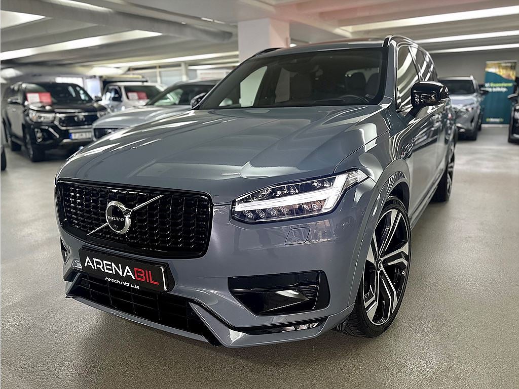 Volvo XC90 B5 AWD R-Design Polestar Pano Luftfjä 7 Sits MOMS