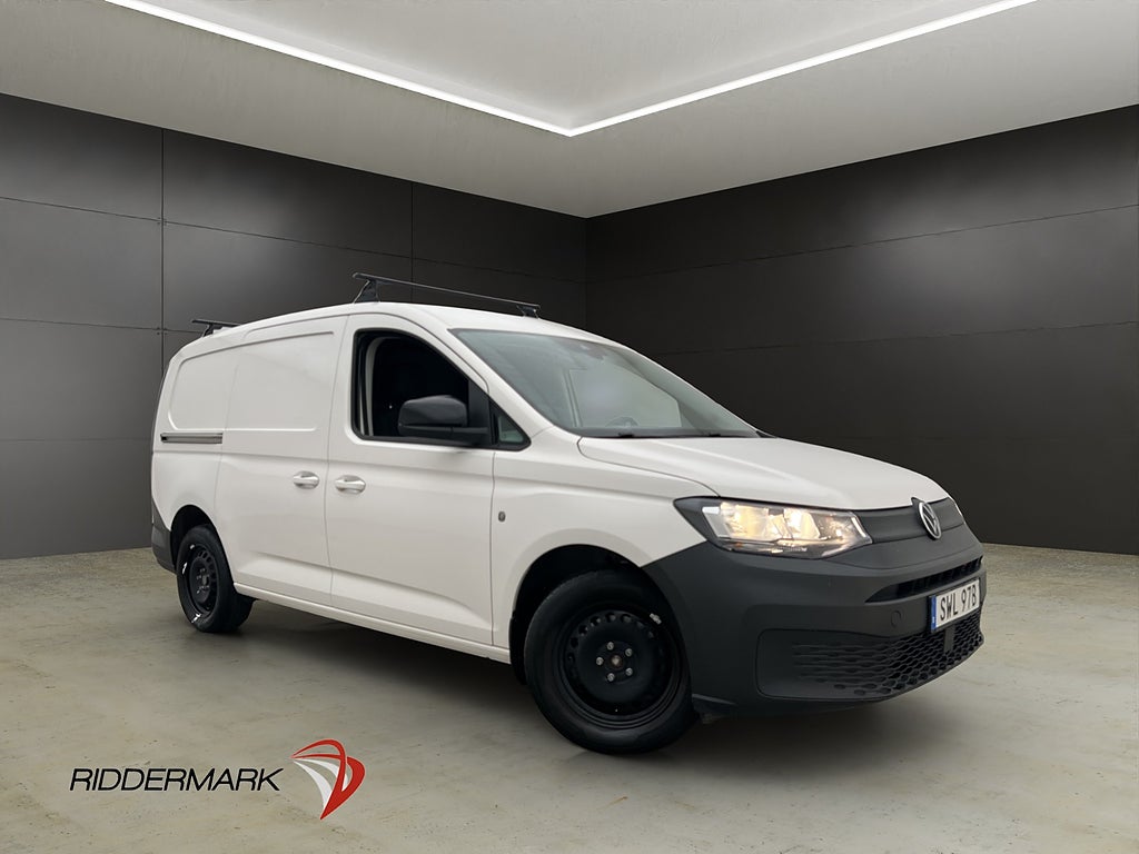 Volkswagen Caddy Maxi 2.0TDI Värmare PDC Drag CARPLAY Moms