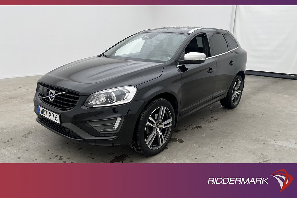 Volvo XC60 T6 AWD R-Design VOC Värm Pano H/K Kamera GPS Drag