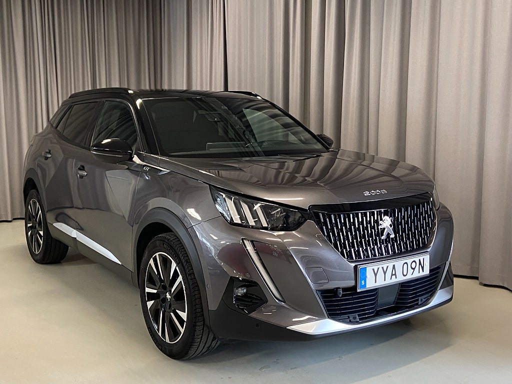 Peugeot 2008 1.2 PureTech 130hk GT Panorama Navi Skinn