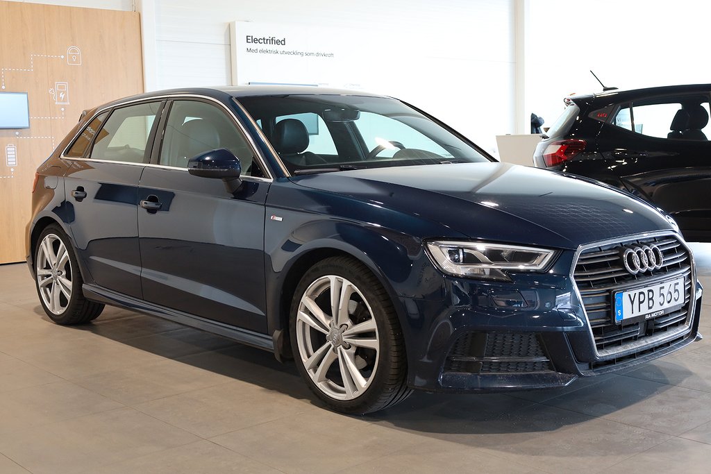 Audi A3 1,5 TFSI 150hk S-Line Sportback 2018