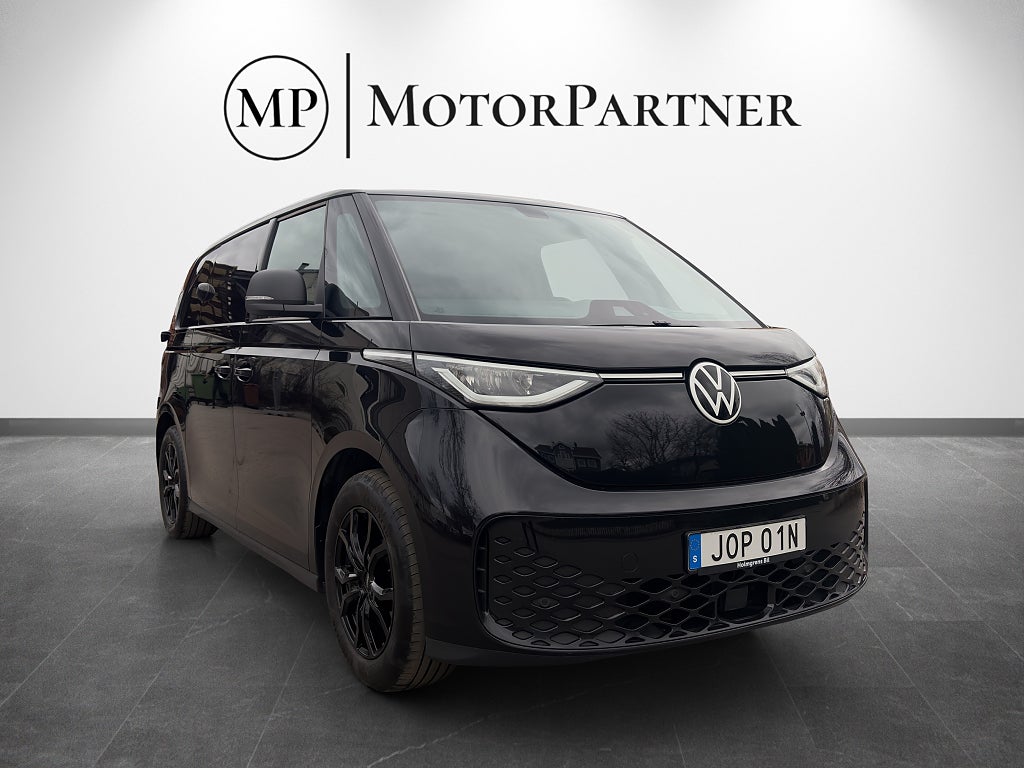 Volkswagen ID.BUZZ Cargo 82 kWh V-inredning Värmare 3-sits Drag MOMS