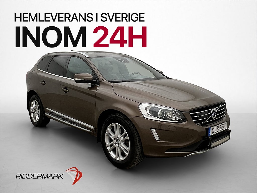 Volvo XC60 D4 181hk AWD Summum Pano Värmare Skinn BLIS Drag