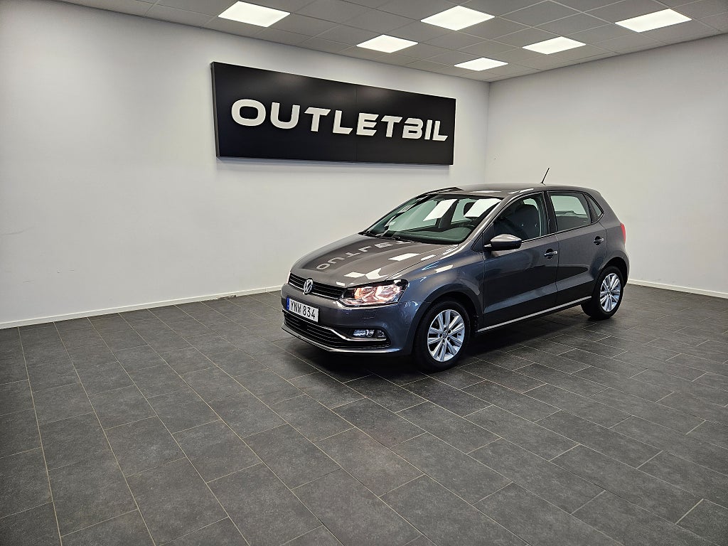 Volkswagen Polo 5-dörrar 1.2 TSI 90hk Automat Parkeringsensor