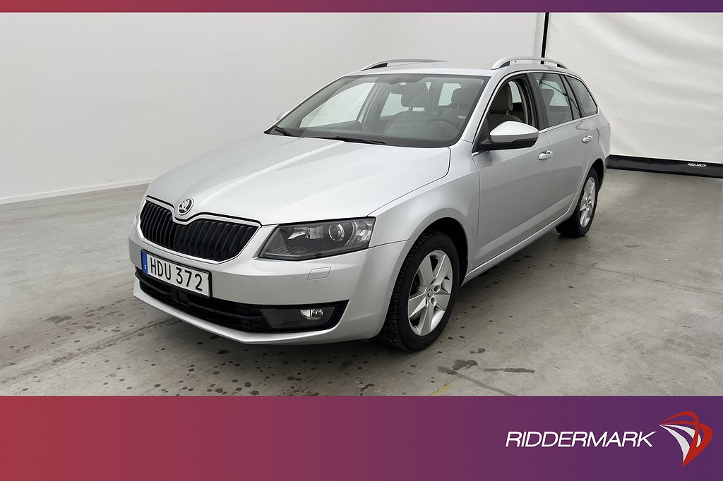 Skoda Octavia Kombi 1.8 TSI 180hk Autmat Sensorer CarPlay