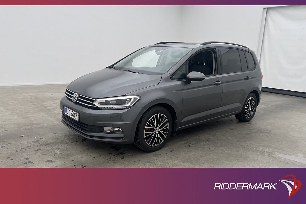 Volkswagen Touran 1.4 TSI 150hk 7-Sits Pano Värm Kamera Drag