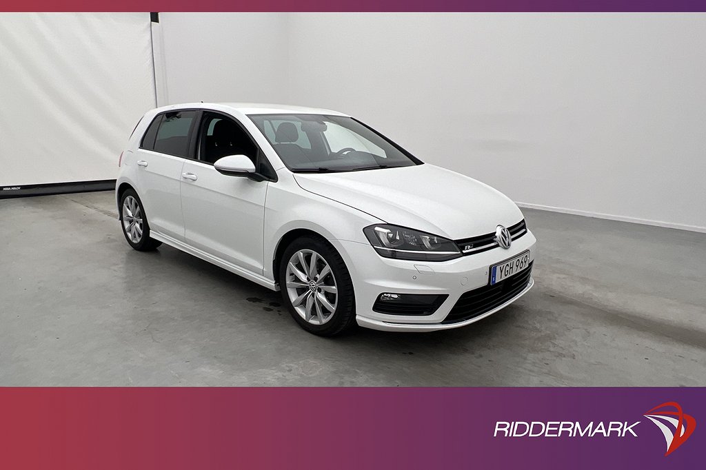 Volkswagen Golf TSI 150hk R-Line Värmare Sensorer CarPlay