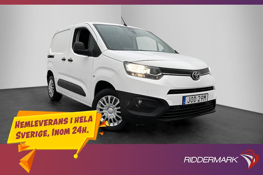 Toyota proace-city 1.2 130hk 3-Sits Kamera CarPlay MOMS