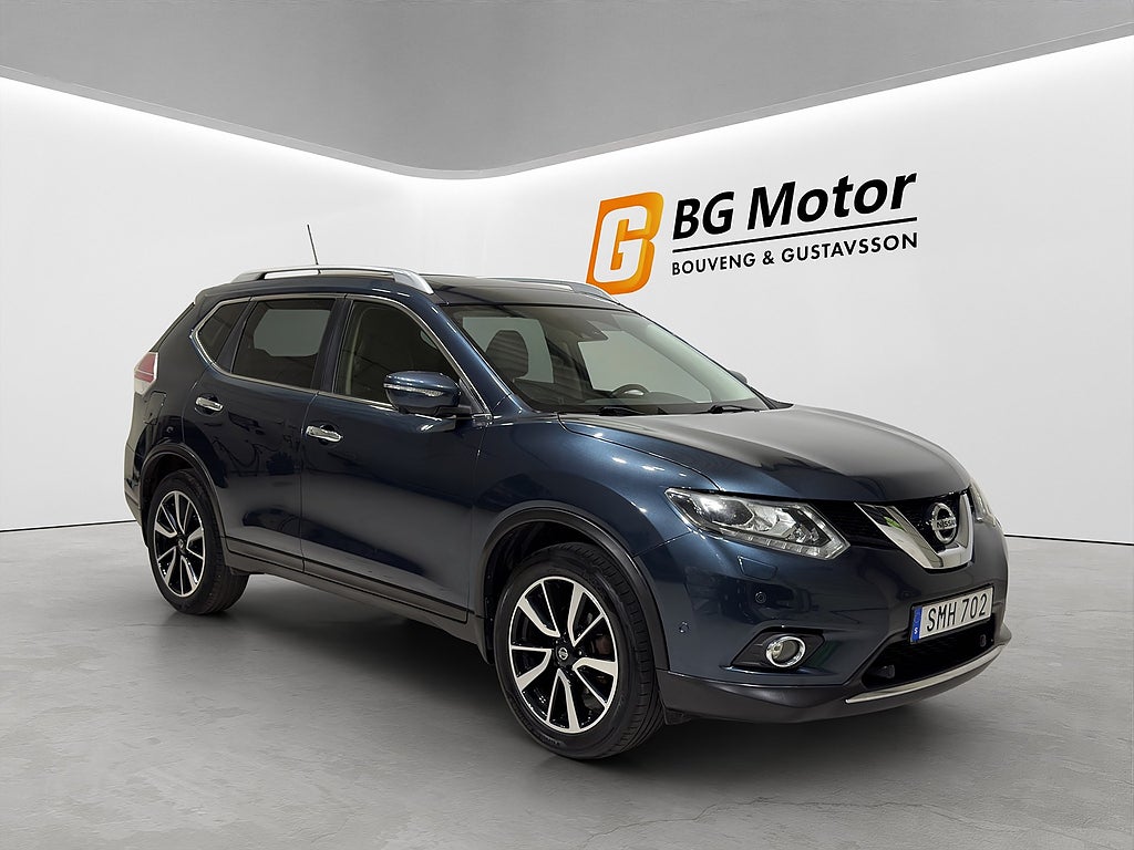 Nissan X-Trail 1.6 dCi 130HK Pano/Drag/M-värmare/Backkamera/Keyless/BT