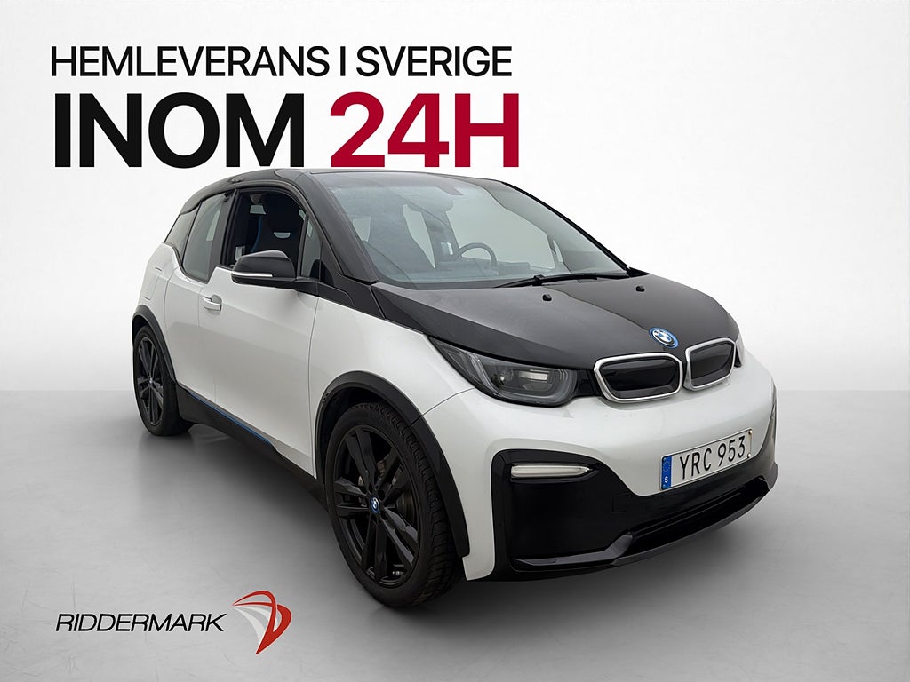 BMW i3s 94 Ah Advanced Navi Keyless Snabbladdning 183hk