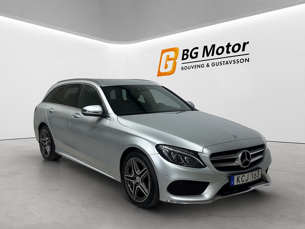 Mercedes-Benz C220 C 220 T d 170HK 4M AMG Burmester/Backkamera/Värmare