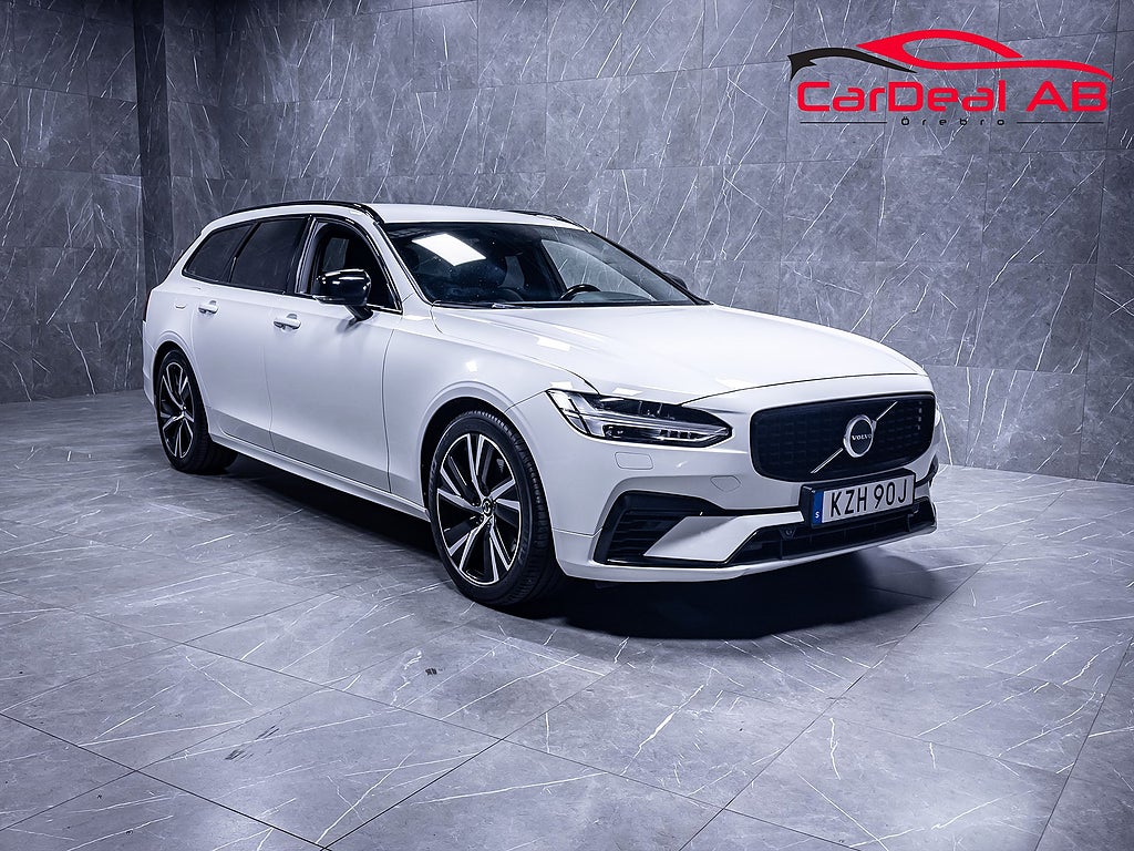 Volvo V90 Recharge T6 AWD R-Design Kamera BLIS CarPlay Elstolar
