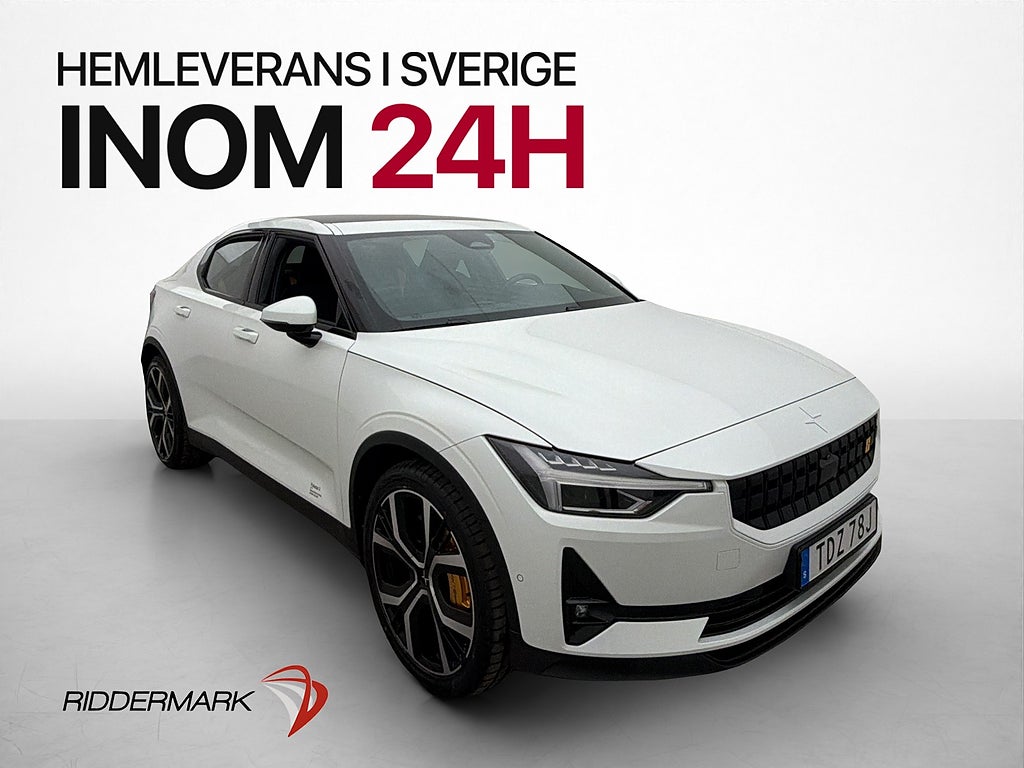 Polestar 2 Long Range DM Performance 476hk Dragkrok
