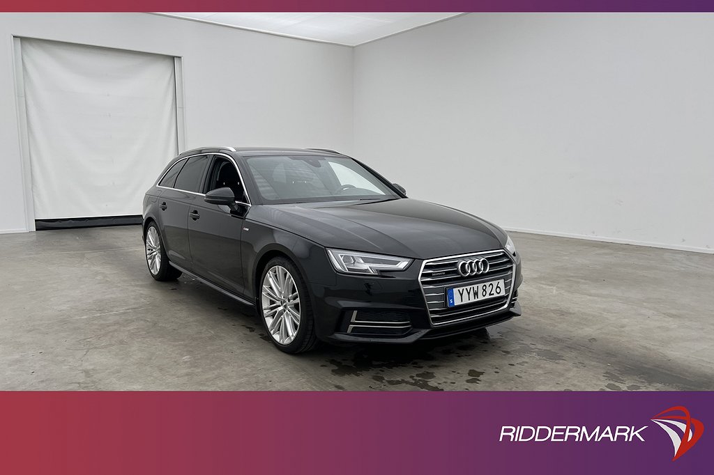 Audi A4 Avant 2.0 TDI Q 190hk S Line Värmare Sensorer Drag