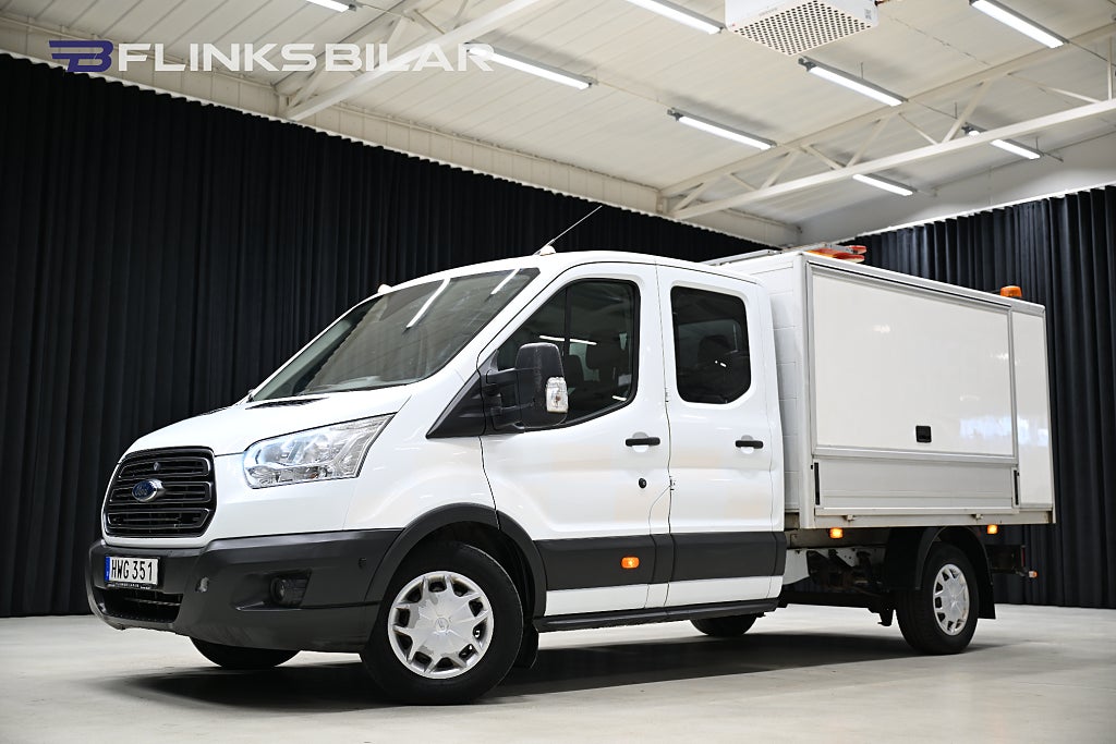 Ford transit 350 2.0 TDCi 170HK Dubbelhytt|6-Sits|Kåpa|NyKamrem|Moms