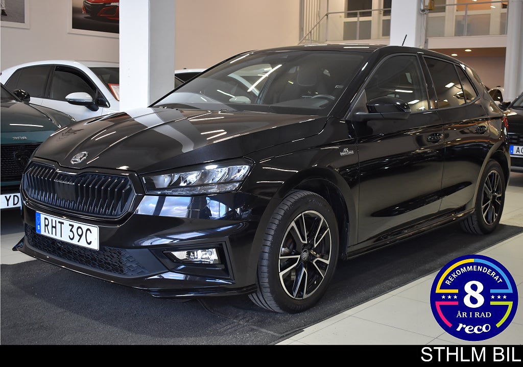 Skoda Fabia 1.0 TSI Monte Carlo Carplay Kamera Moms 4.95% ränta