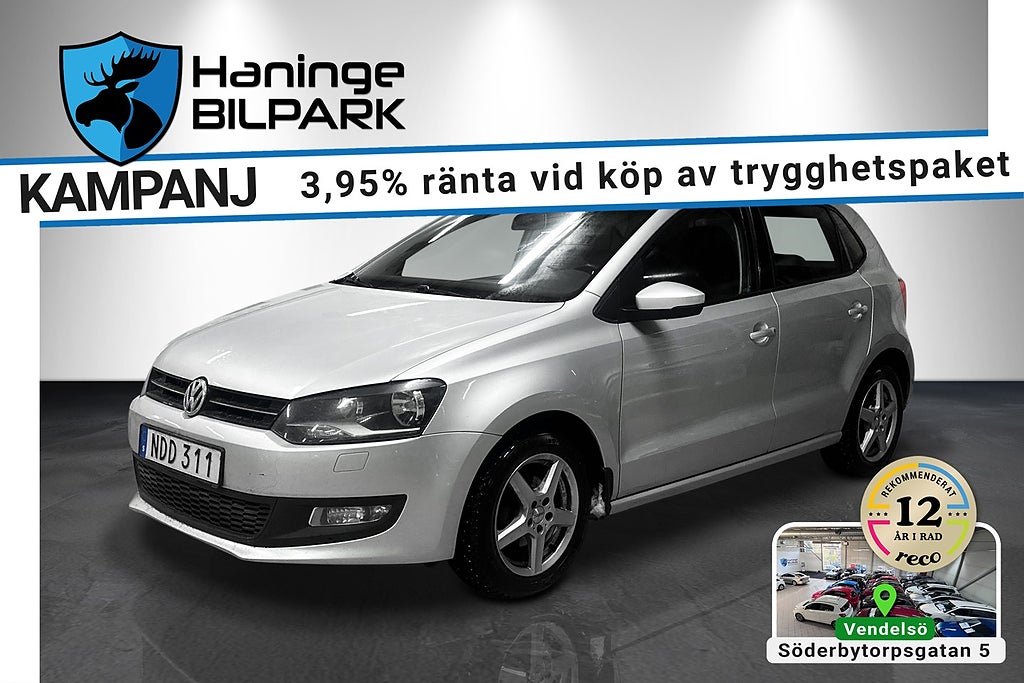 Volkswagen Polo 1.2 TSI MASTERS/ TAKLUCKA / PDC / LÅGMILAD