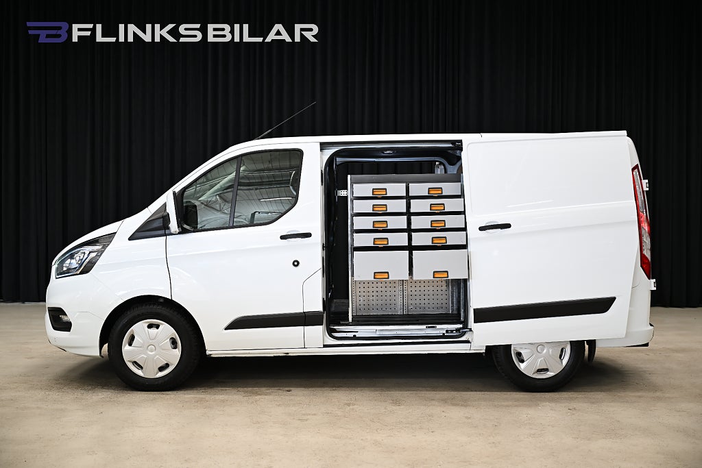 Ford transit Custom 130HK Automat|Servicebil|Inredd|Dubbeldörr|SeUtr
