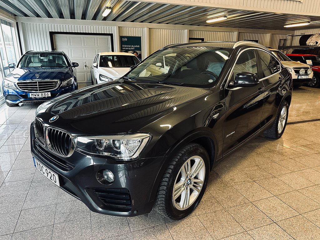 BMW X4 xDrive 20d Automat 8905mil 2 ägare Navi Backkamera