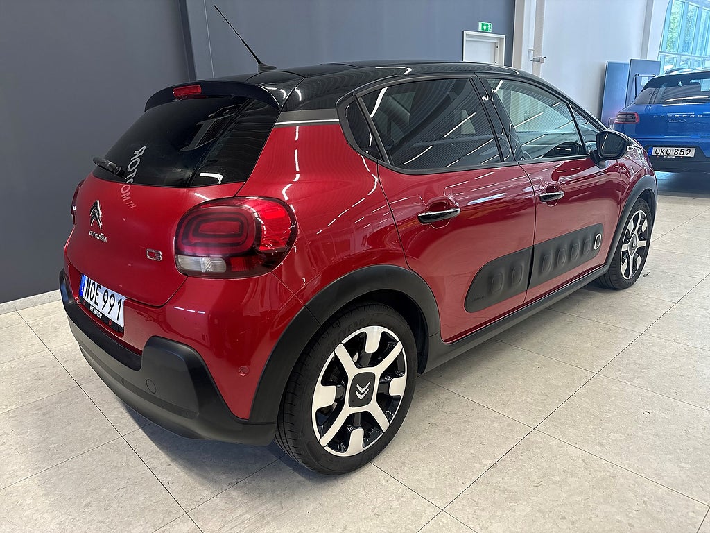 Citroën C3 1.2 PureTech 110/B-Kamera/Kamrem Bytt/Apple carplay