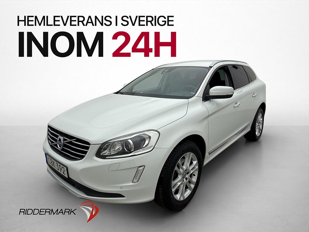 Volvo XC60 D4 190hk Summum VOC Skinn Drag Navi D-Värmare