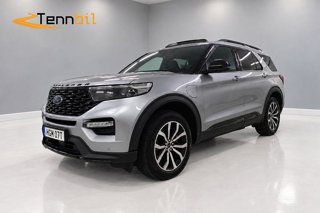 Ford Explorer Plug-In Hybrid ST Drag 457hk 360° Pano 7sits B&O Massag