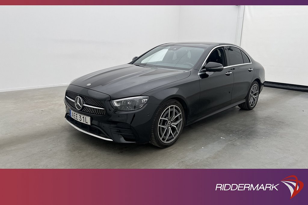 Mercedes-Benz E 220 d 4M AMG Plus P-Värm Pano Bu 4,95% RÄNTA