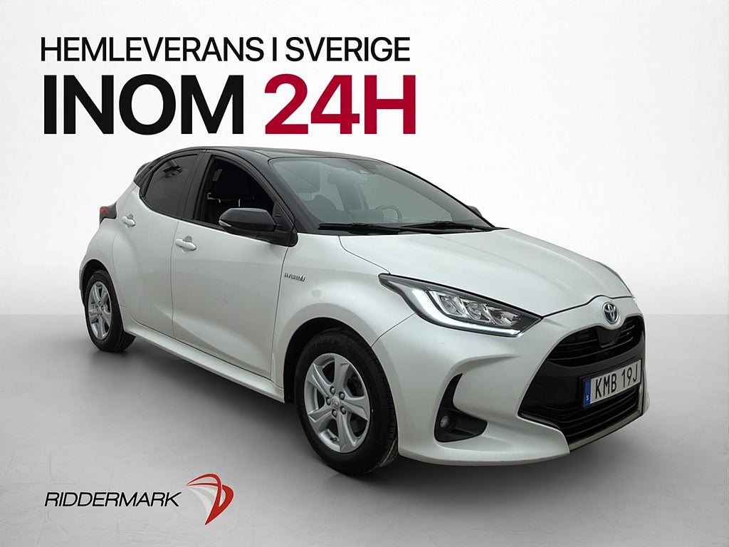 Toyota Yaris Hybrid 116hk Style Kamera Halvskinn Adp-Fart