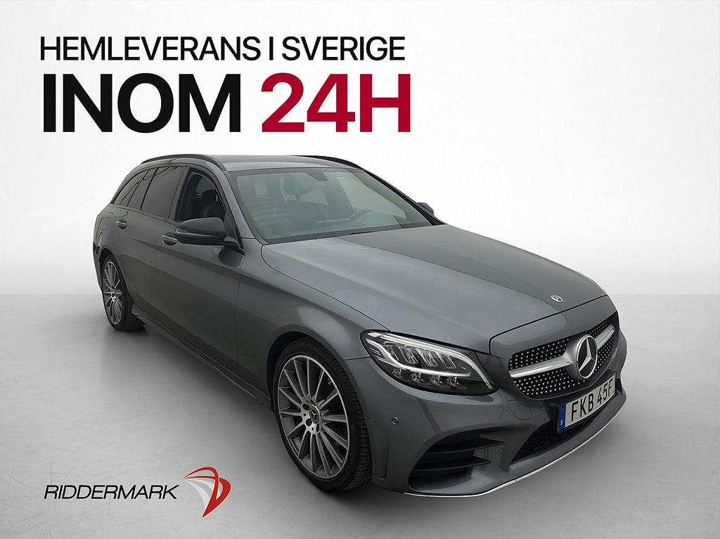 Mercedes-Benz C 200 184hk AMG Värmare Kamera Navigation