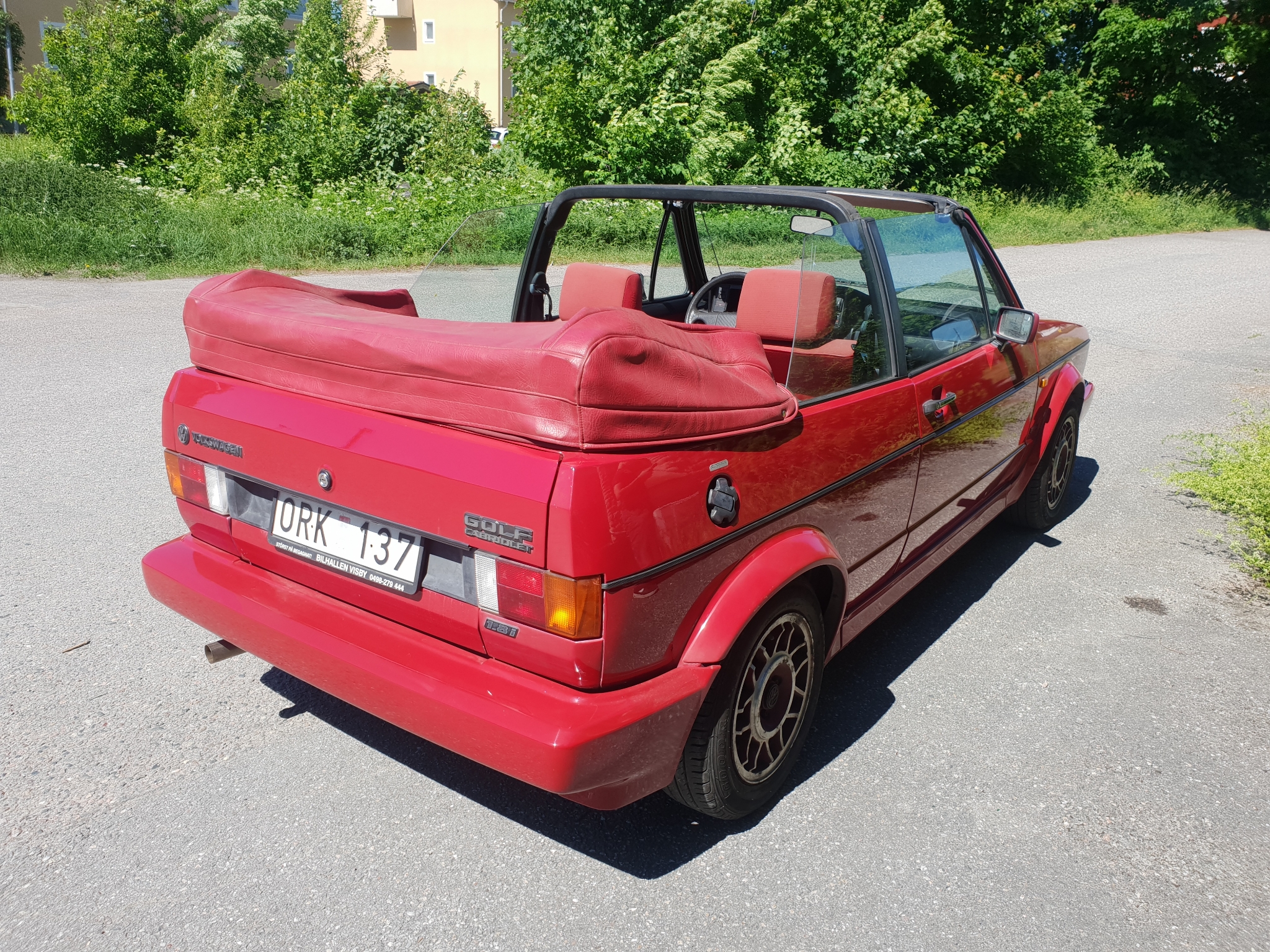 Volkswagen Golf Cabriolet 1.8 98hk 1989, bild 2/30