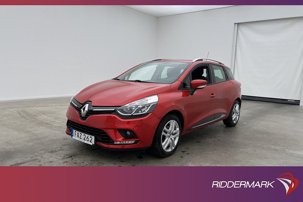 Renault Clio Sport Tourer 0,9 TCe 90hk Zen Navi Farthållare