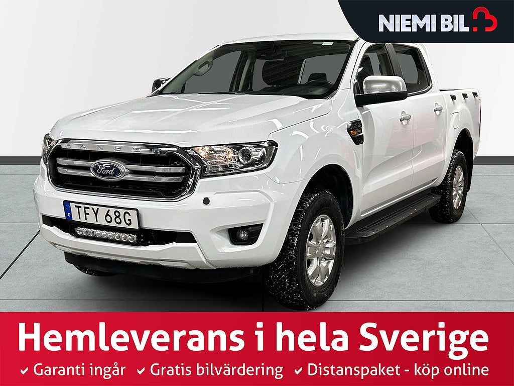 Ford ranger Dubbelhytt 2.0 EcoBlue 4x4 MOMSAD/M-värm/S&V-Däck