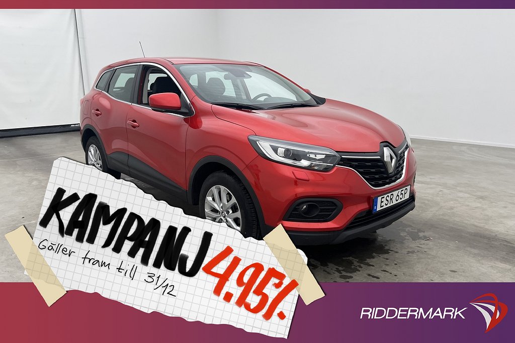 Renault Kadjar 1.3 TCe 140hk Zen Sensorer Keyle 4,95% Ränta