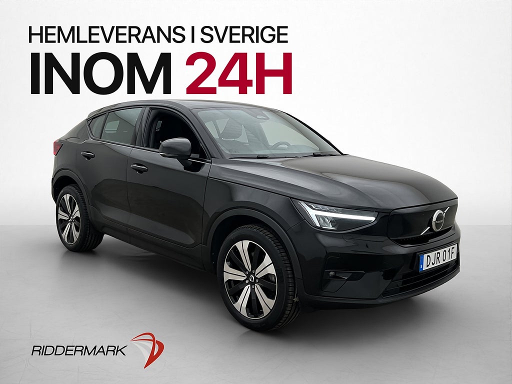 Volvo C40 Recharge 231hk Plus Pano Värmepump Kamera Navi