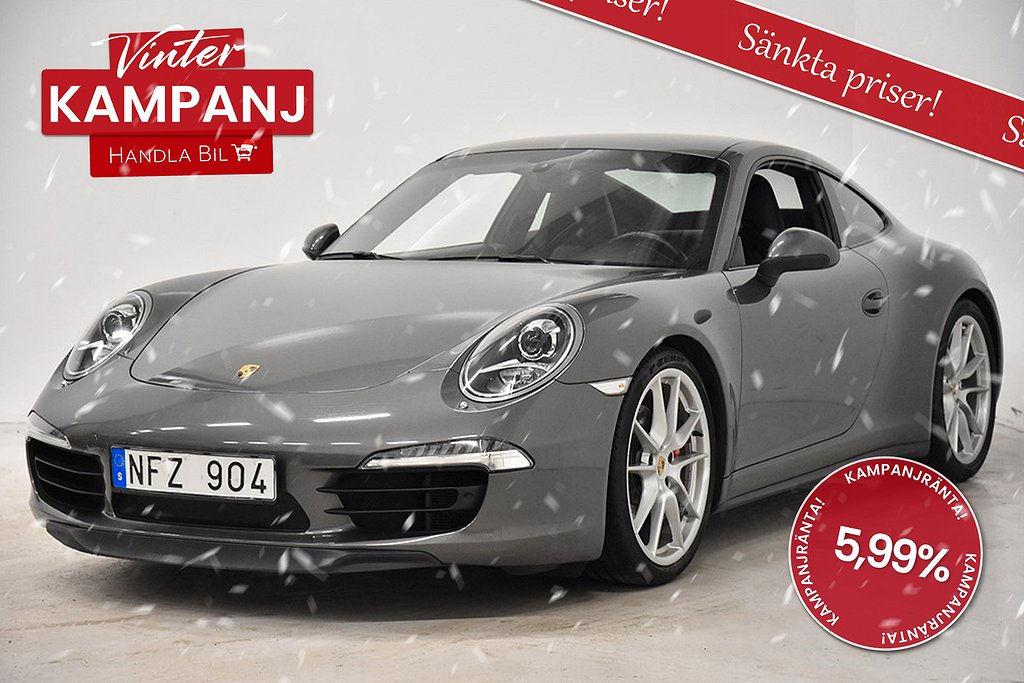 Porsche 991 Carrera 4S KAMPANJ PDK PASM 18-vägs Bose Moms 400hk