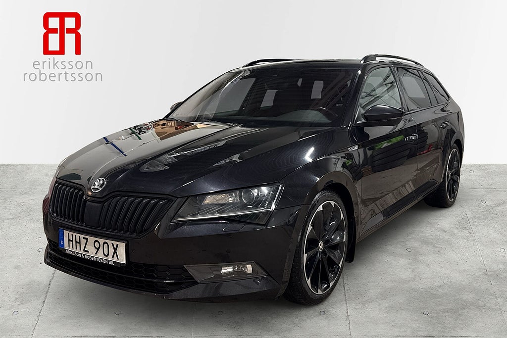 Skoda Superb Kombi 2.0 TDI 4x4 Sportline D-värmare Cockpit Dragkrok