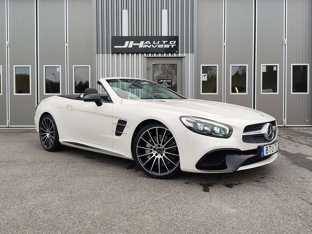 Mercedes-Benz SL 500 9G-Tronic AMG Sport Euro 6 Designo Lågmil Se spec