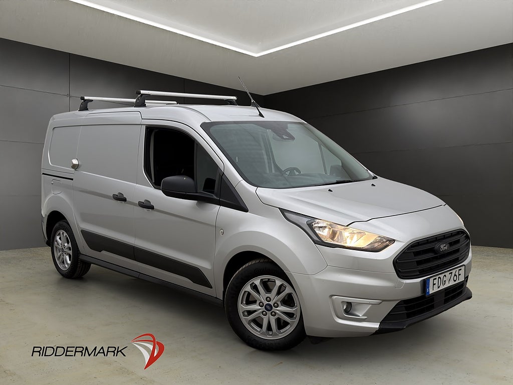 Ford Transit Connect LWB Värm V-inr Drag Kamera CARPLAY Moms