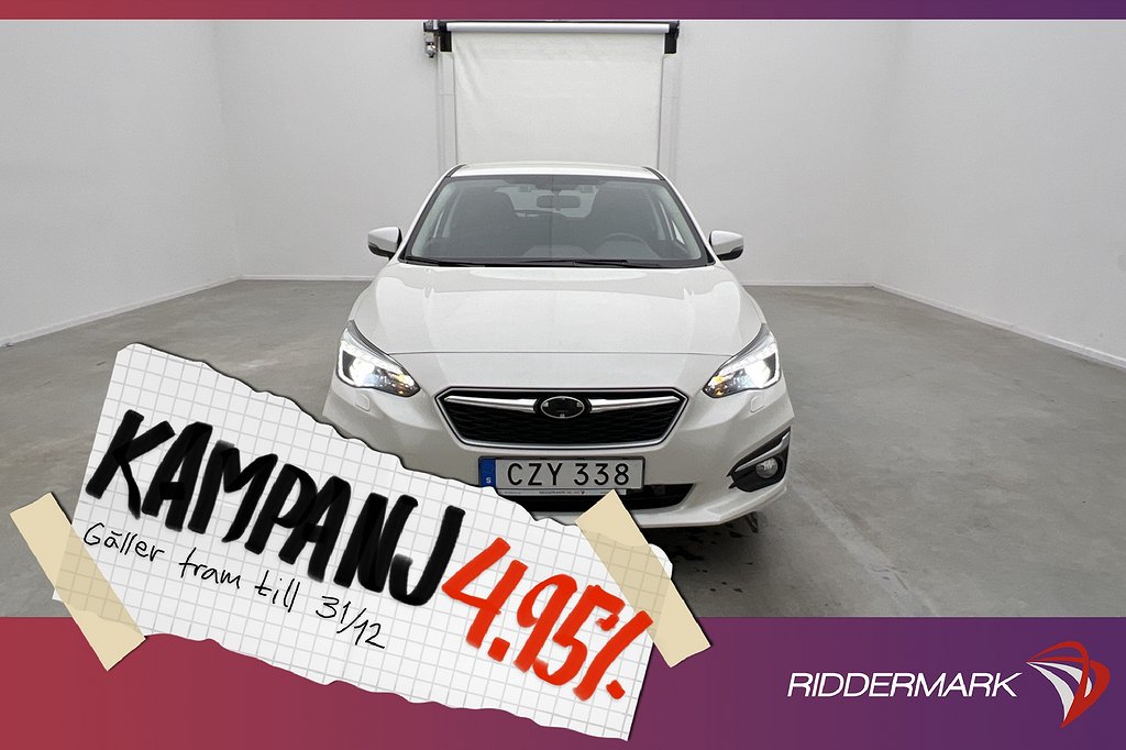 Subaru Impreza 2.0 4WD 156hk M&K-Värmare Kame 4,95% Ränta