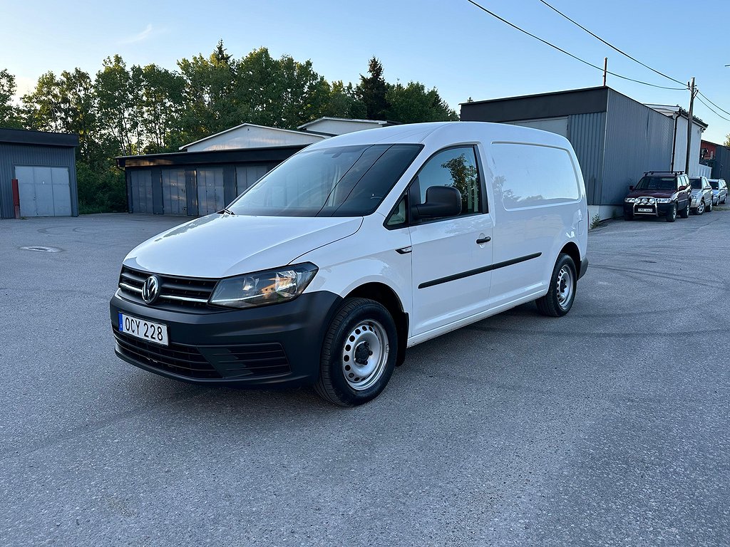 Volkswagen Caddy Maxi 2.0TDI DSG Värmare Drag INREDD 1ÄGARE+