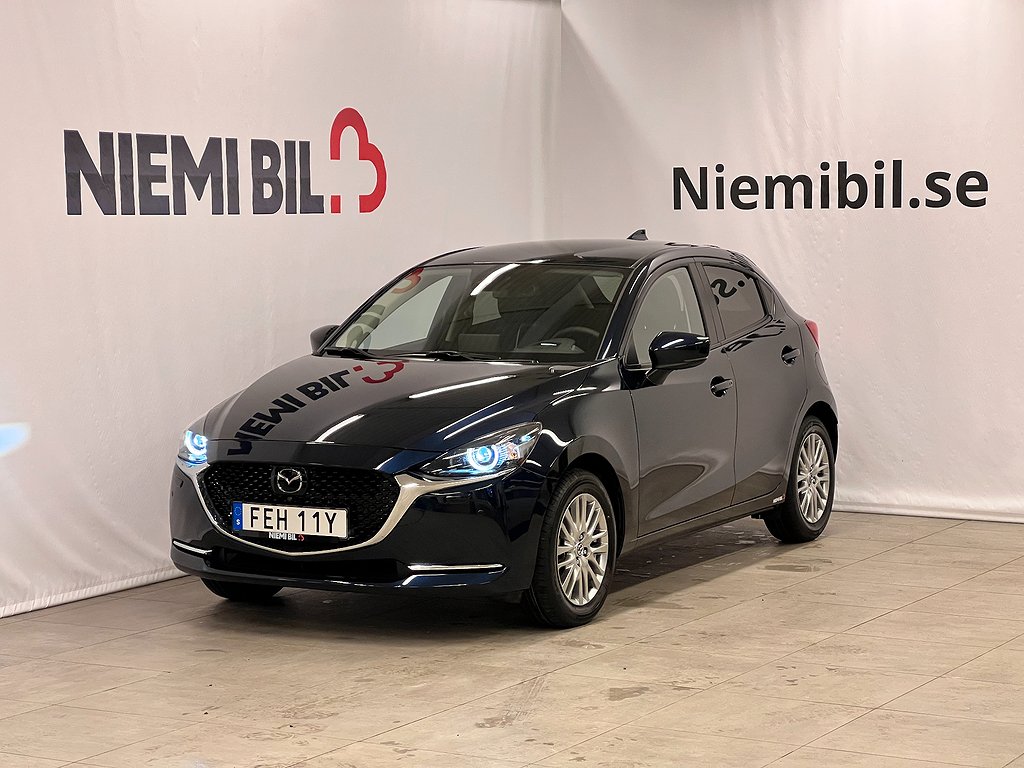 Mazda 2 1.5 90hk COSMO Navi/HeadUp/360-kamera/Rattvärme