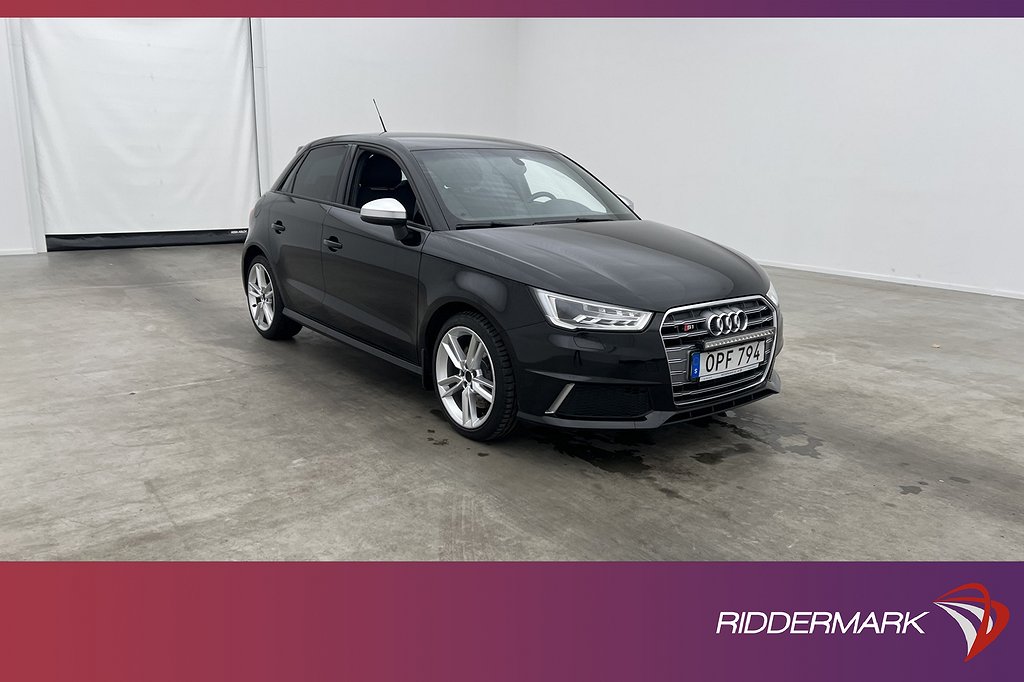 Audi S1 Sportback Quattro Manuell 231hk Halvskinn Sensorer