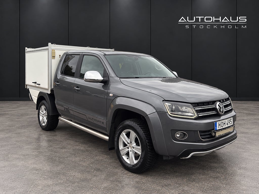 Volkswagen Amarok 2.0 BiTDI 4MOTION Ultimate Drag Dieselvärmare Navi Skåp