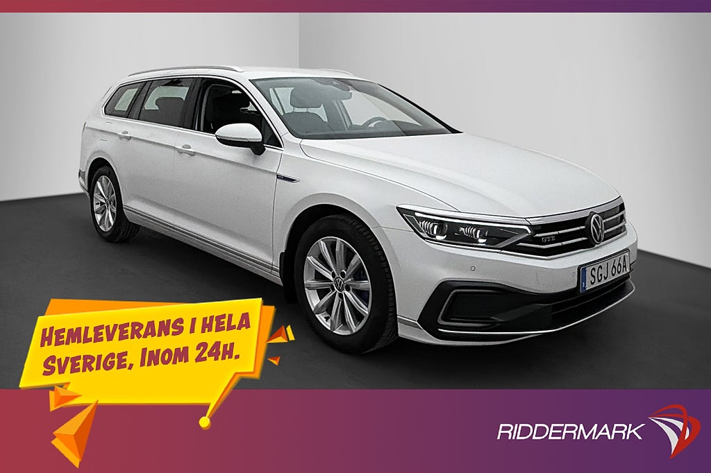 Volkswagen Passat GTE 1.4 TSI Värmare Kamera Adpt-fart MOMS