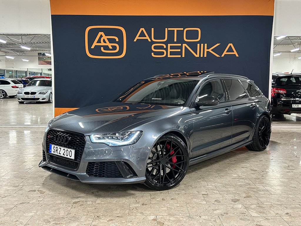 Audi RS6 4.0 TFSI V8 Q Carbon B&O Sv-såld Pano *Se Utr* 