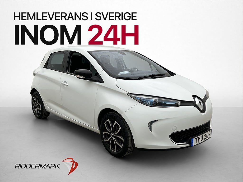 Renault Zoe R240 22 kWh 88hk Life Friköp Batteri Navigation